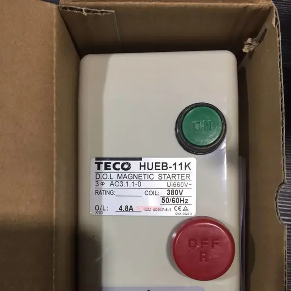 IP66防水盒HUFB-32R台安7.5KW按钮磁力启动器现货包邮
