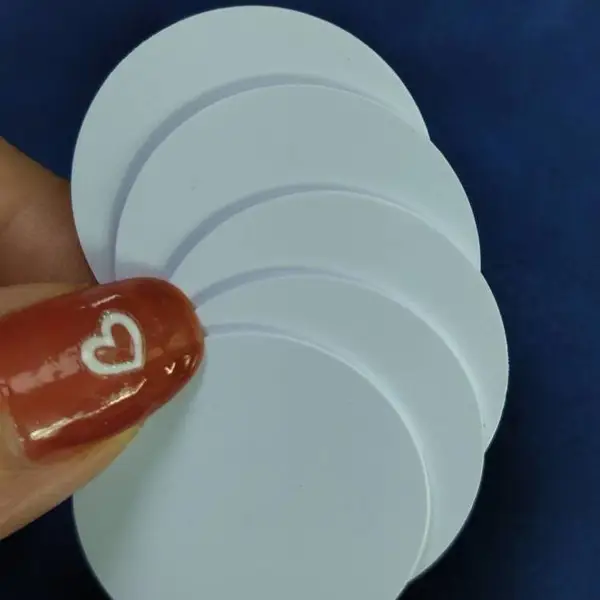供应复旦F08圆币白卡 自动缝纫机 模板机 缝制图形文件存储RFID IC卡