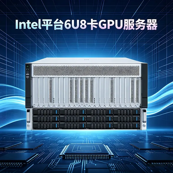 Intel 平台6U8卡GPU服务器大模型训练推理高性能训练支持5090显卡