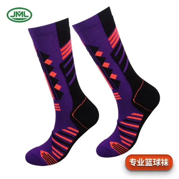 俊美隆篮球袜nba加厚中筒男袜夏季亚马逊篮球袜成人压力毛巾袜女