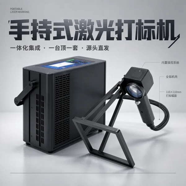 创者手持便携式激光打码机金属刻字机 小型激光标刻设备支持定制