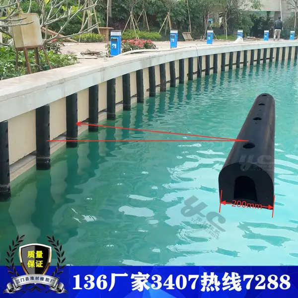 豫材供应D型橡胶防撞护舷 半圆形橡胶护舷