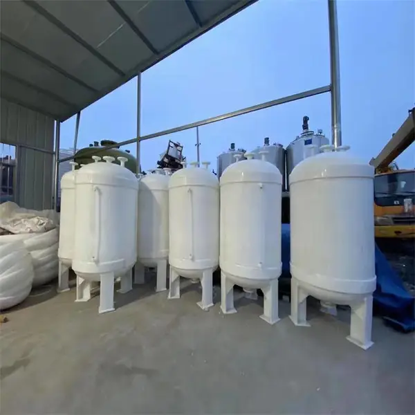 顺达供应大型立式二手50立方PP储罐 常温液体搅拌罐