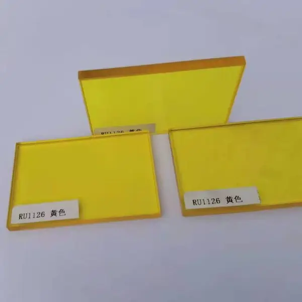 黄色亚克力,防紫外线,防静电PMMA
