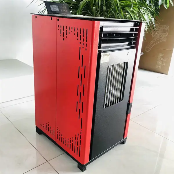 双蛟龙双电机燃烧颗粒供暖炉智能热风烤火炉