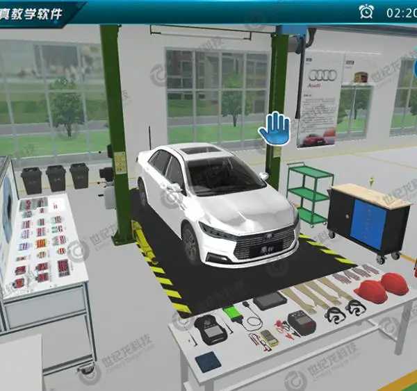 【世纪龙科技】比亚迪电动汽车技术仿真教学软件(比亚迪秦EV)