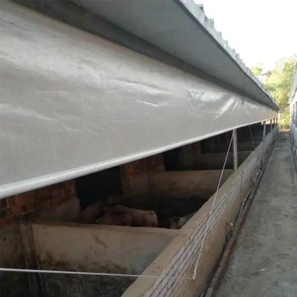 养殖场卷帘布防寒保温猪场卷帘布防晒遮阳防水鸡舍牛场卷帘篷布