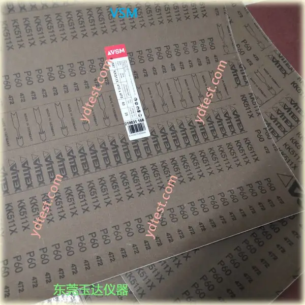 德国DIN耐磨砂纸VSM砂纸DIN砂纸 KK511X P60