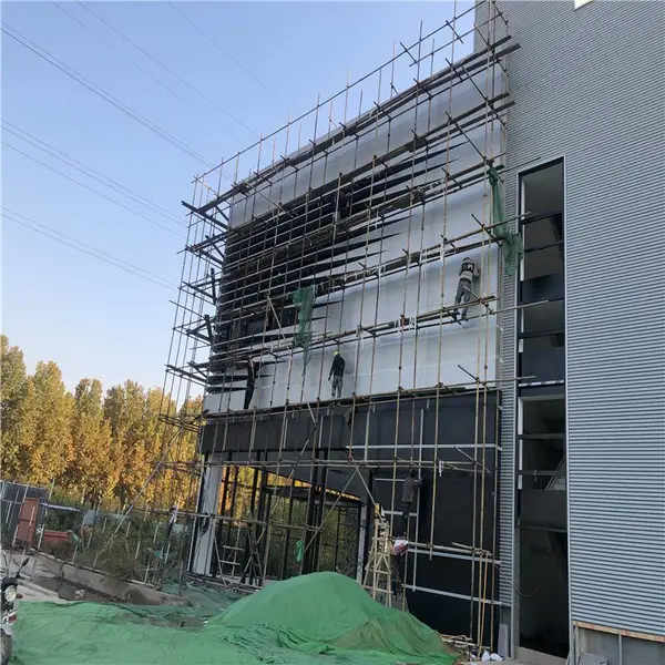 丰田汽车外立面氟碳烤漆铝单板-银灰色铝方通定制