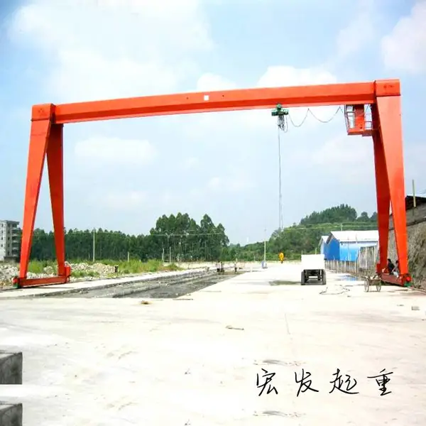 来安起重机厂货场室外龙门吊电动葫芦跨度定制