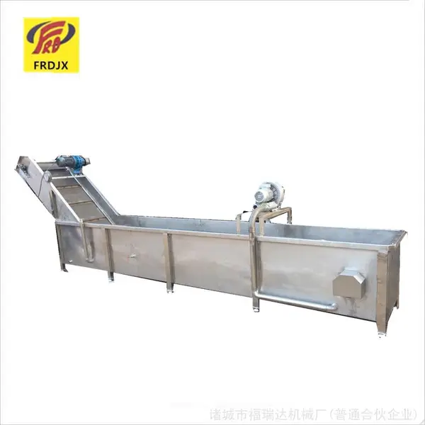 福瑞达鸡爪自动浸烫机 大产量脱皮加工设备 不锈钢 网带式