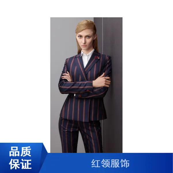 酷特智能修身型黑色红领西服定制加工