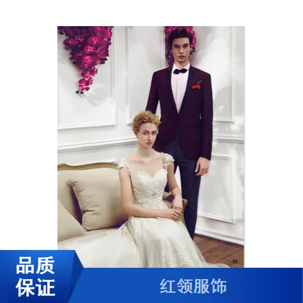 河南出售合体型休闲红领西服