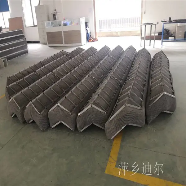 迪尔定制金属波浪式除沫器 不锈钢丝网除沫器 除沫效率可达到***