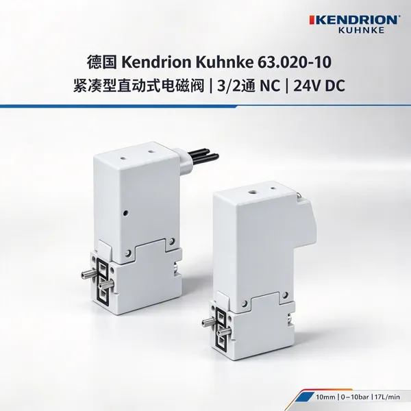 德国Kendrion 昆科 63.020-10电磁阀 10mm紧凑型 24V 医疗自动化用