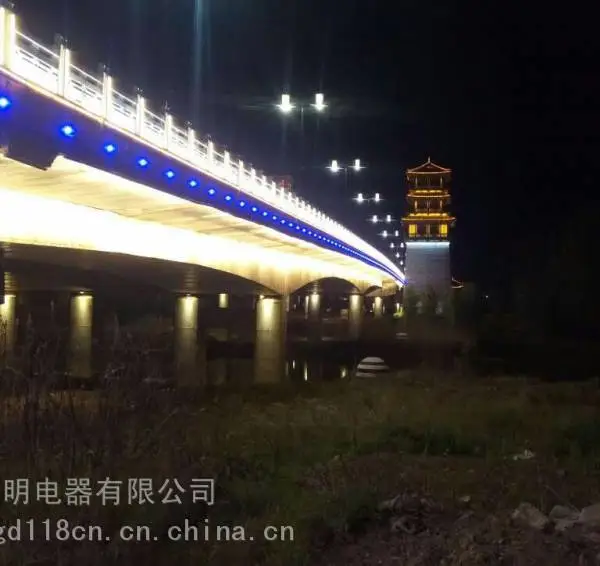 光点照明供应桥梁洗墙灯 桥梁 LED射灯投光灯 桥梁壁灯 线条灯路灯 桥梁夜景亮化灯光照明灯具供应商