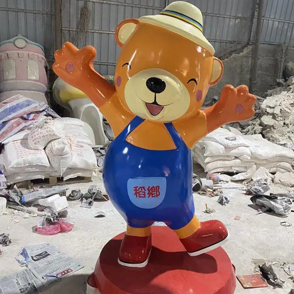 广州商场美陈雕塑主题 玻璃钢卡通雕塑 店铺形象卡通公仔雕塑