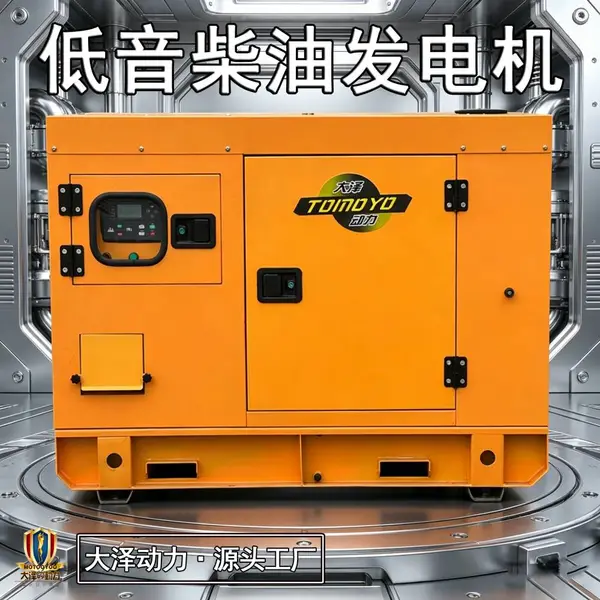 大泽动力28kw天然气发电机养殖场沼气发电设备