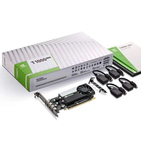英伟达（NVIDIA）T1000 4G 8GB GDDR6 专业显卡 工包 原装盒包