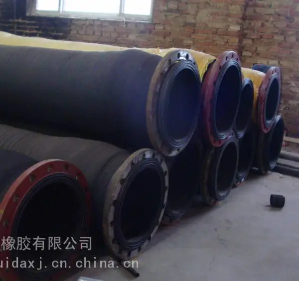 博瑞达 钢丝缠绕吸排胶管 钢丝骨架胶管 吸排水管 大口径疏浚管道