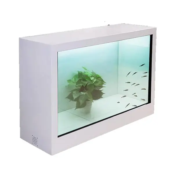 50寸LCD液晶透明柜 展示柜3D液晶显示柜 首饰珠宝透明屏展示柜
