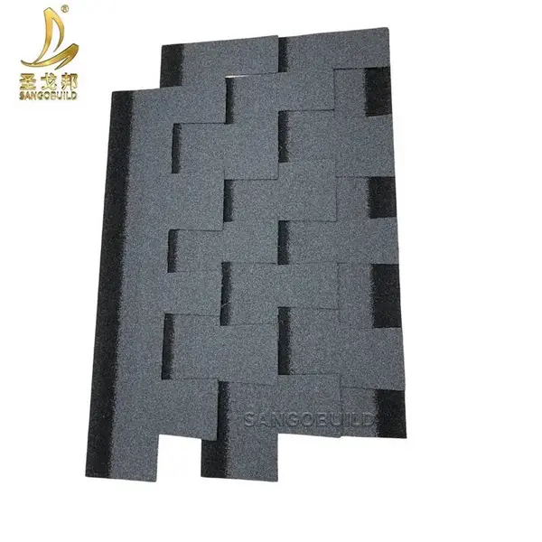 宜昌圣戈邦沥青瓦红色 油毡瓦施工工艺