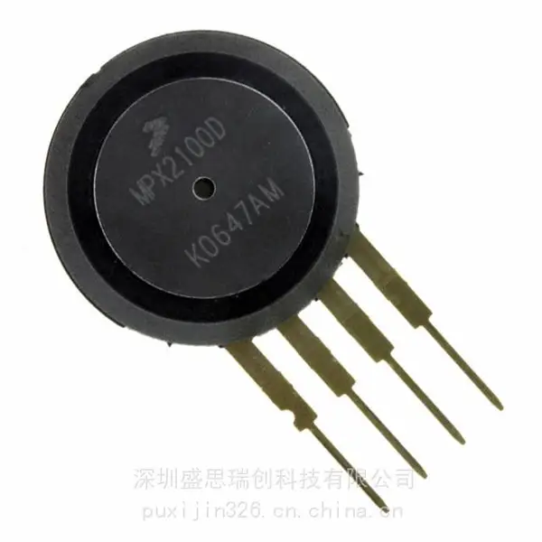 MPX10D纽扣一体式0至10kPa未补偿压力传感器Freescale