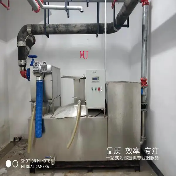供应张家口油水分离器隔油池 饮食广场油水提升设备 污水一体化处理