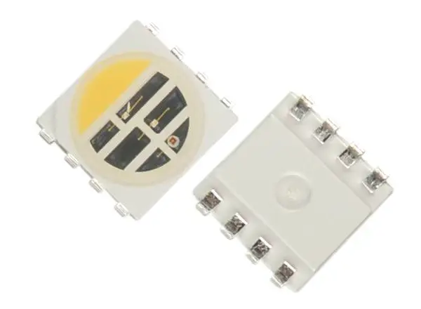 LED幻彩白光一体高性能5050RGBW纯金线红铜支架贴片灯珠