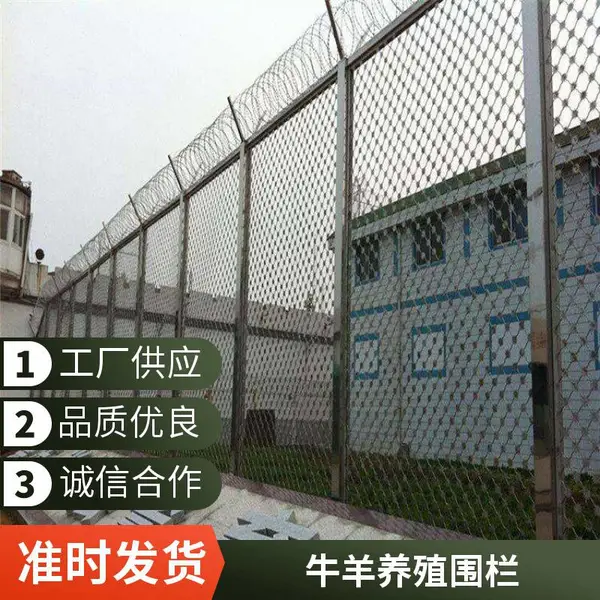 双边丝隔离网 养殖围栏网 热镀锌防腐蚀 高速路防护网
