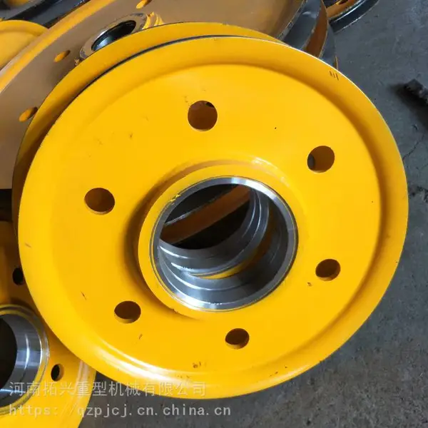 双梁吊钩滑轮组 热轧吊装滑轮片 起重吊车钢丝绳轮