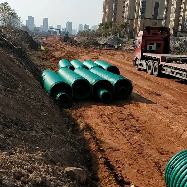 埋地用SN8 DN600 MPVE双壁波纹管