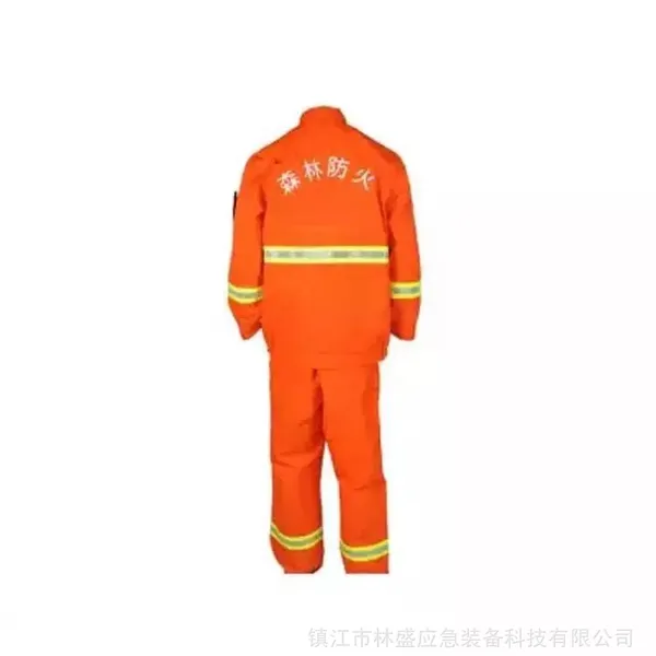 可刻字消防战斗服 优质灭火服装批发 带反光条