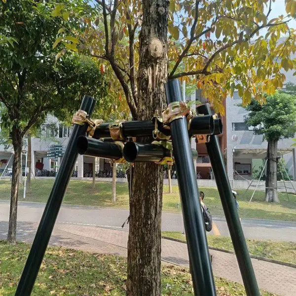 成套大树防风支撑架 搭配抱箍套杯户外绿化树木防歪斜稳固支撑装置