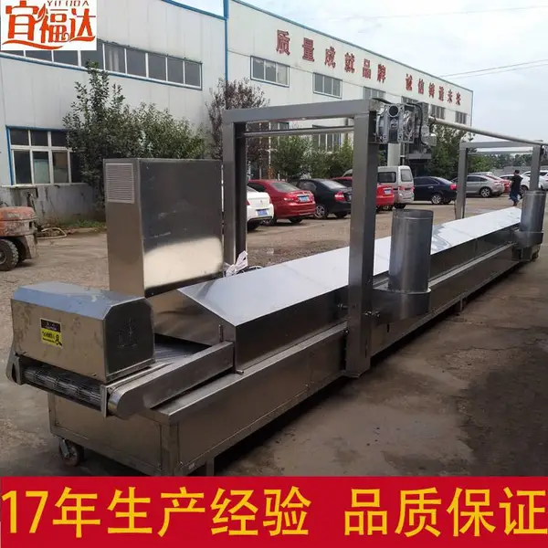 鹏福***应全自动油条油炸机 速冻油条生产线成套设备 面制品