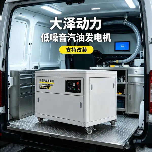 30kw汽油发电机无人值守远程操控户外施工