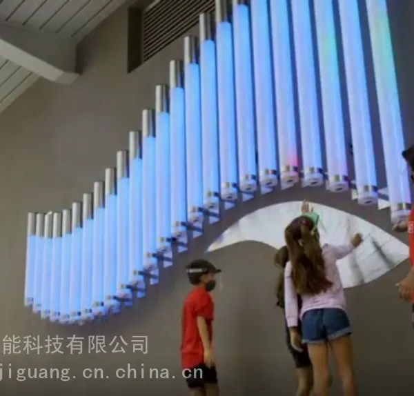 儿童乐园音乐竖琴活动道具七彩竖琴乐器互动装置