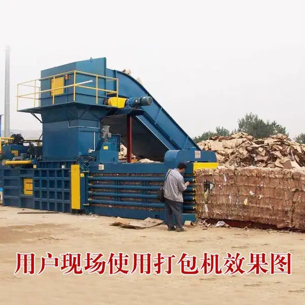 大小卧式废纸箱液压压包机废塑料油纸袋蛇皮袋打包机160吨打包机