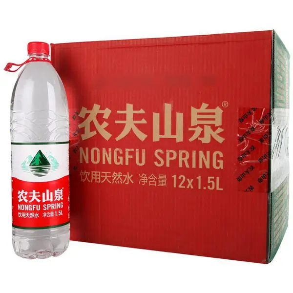ũ��ɽȪ ������ ��Ȼ��Ȫˮ1.5L*12ƿ ����ɽ���Ƽ�԰������ˮ������ɽ����ˮ��˾��