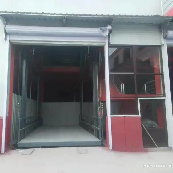 常德厂房仓库双轨液压升降货梯_四柱汽车升降平台_提供上门服务