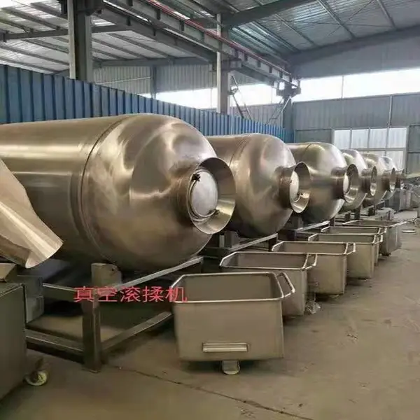 景翔牌GRJ-800型真空滚揉机 肉食滚揉制造商 豆制品加工设备配件