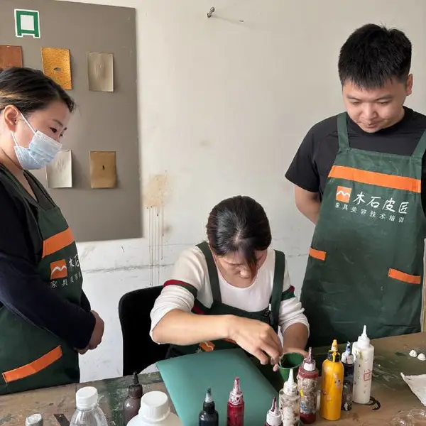 皮革维修培训-皮革沙发修复翻新改色培训,提供实物练习