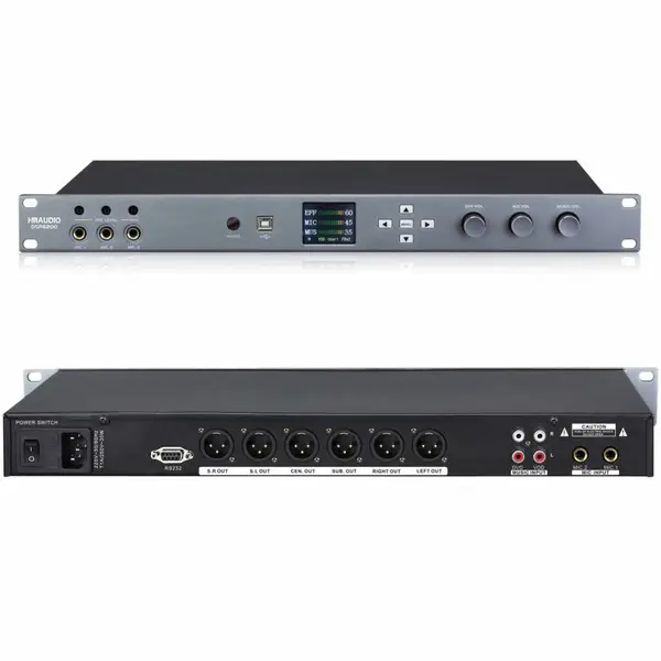 HMAUDIO DSP6200 卡拉OK全数字前级效果器