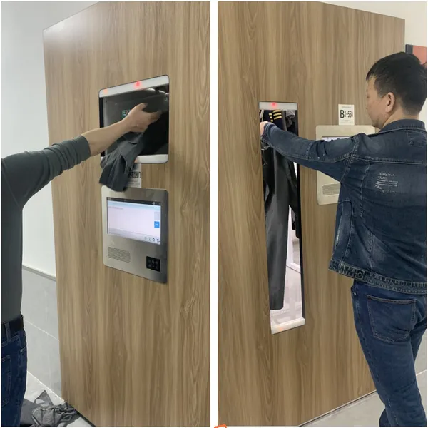 北京海洁斯互动双层Z1000挂酒店工服存储管理刷卡式取衣设备