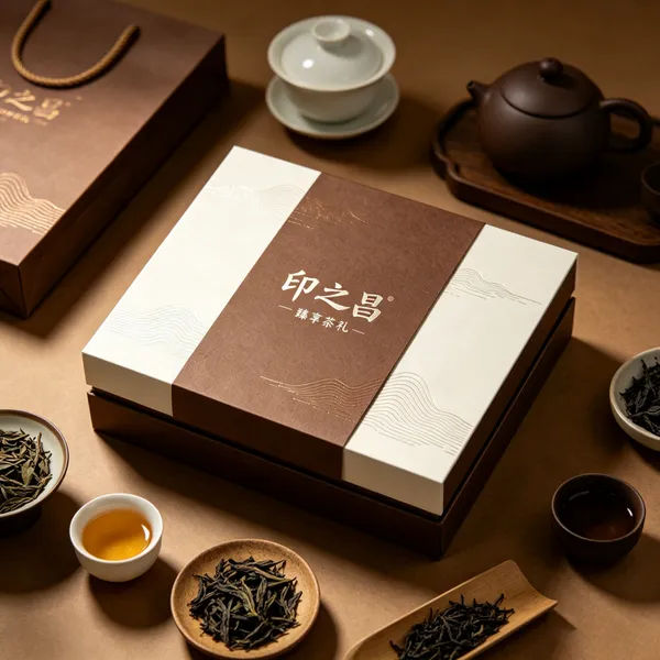 茶叶商务礼盒包装印刷制作案例分享