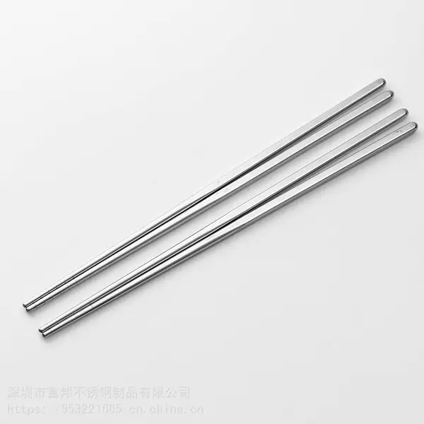 食品级304不锈钢筷子空心筷子方形筷子