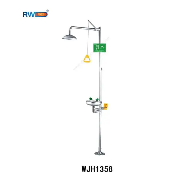 兰州WJH0355双头台式洗眼器,兰州WJH0358不锈钢紧急冲淋洗眼器