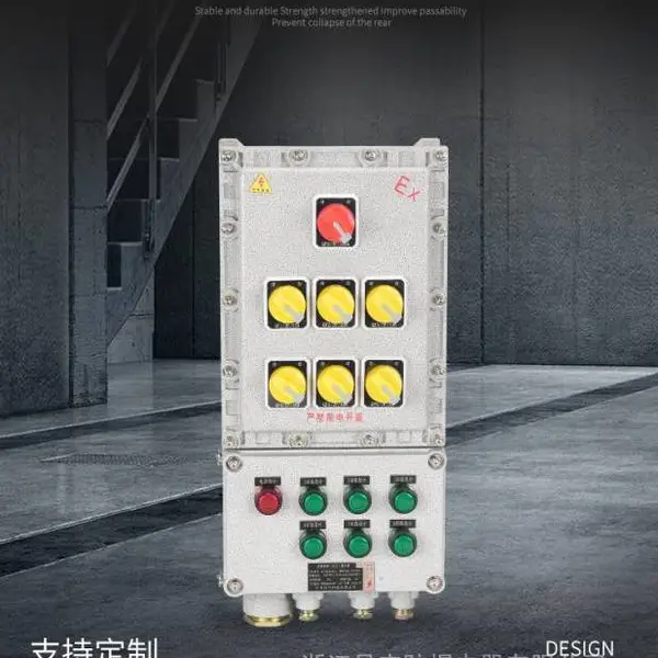 防爆电箱厂家仪表按钮控制柜 BXMD53-4/32k100照明动力配电箱