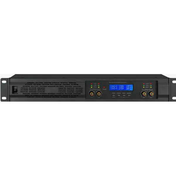林桥Leequ 数字功放 MD2400 CLASS D 纯后级 2X400W/8Ω 专业舞台会议室扩声功放