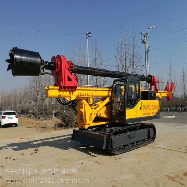 机锁杆履带式旋挖机金林旋挖钻机